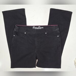 Isaac Mizrahi LIVE Divine Denim Black Women's Jeans Size 14‎